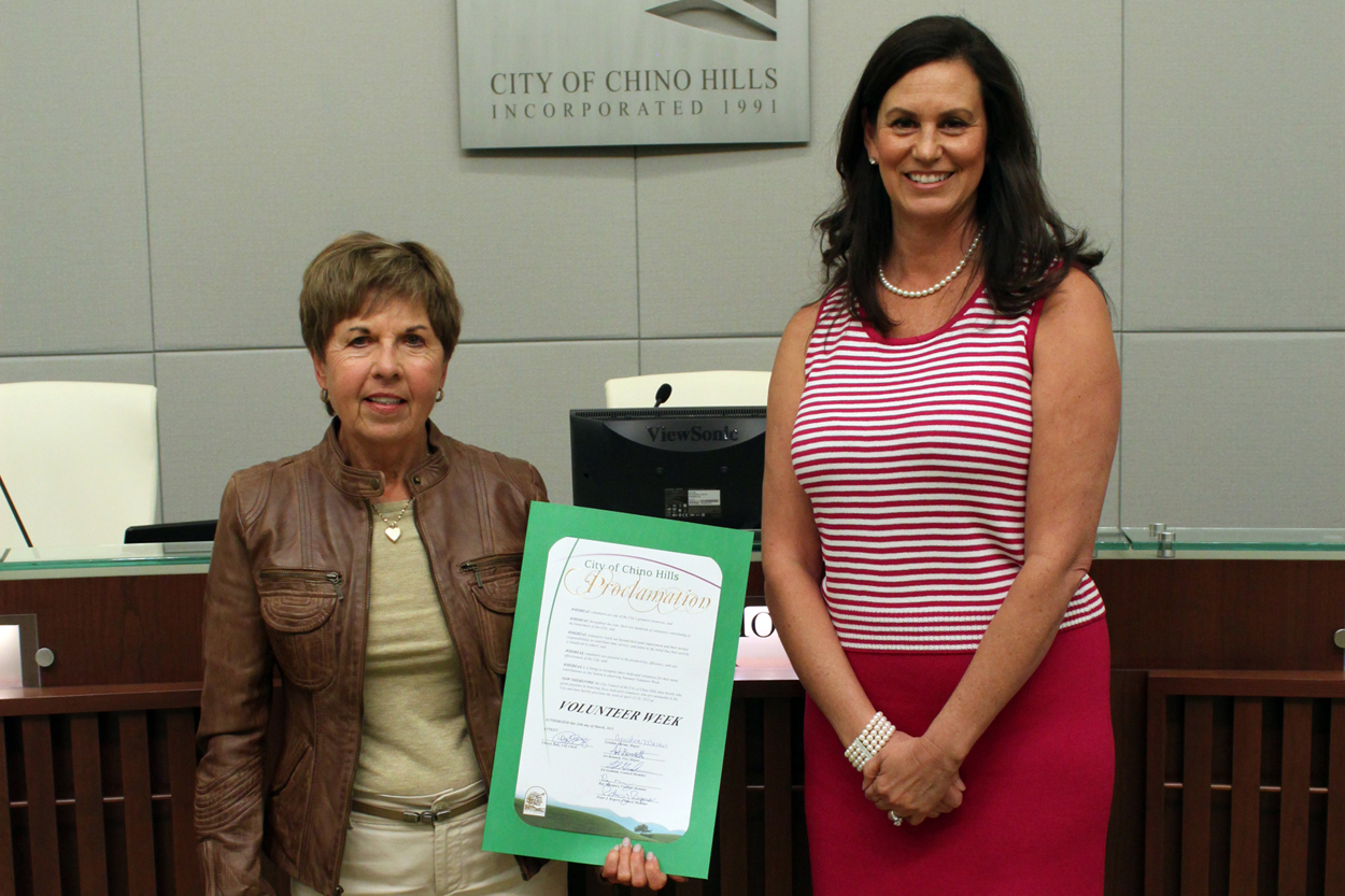 Volunteer of the Quarter Johanne Valencia for Volunteer Week